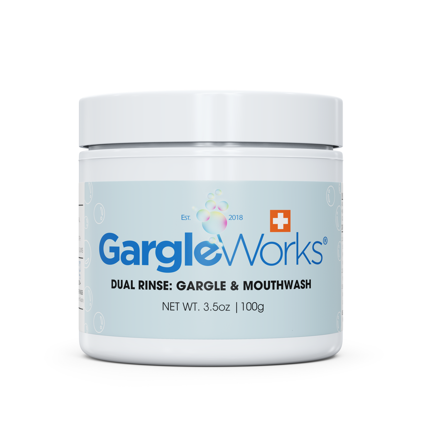Jar Of Gargleworks - Reads Dual Rinse: Gargle & Mouthwash
